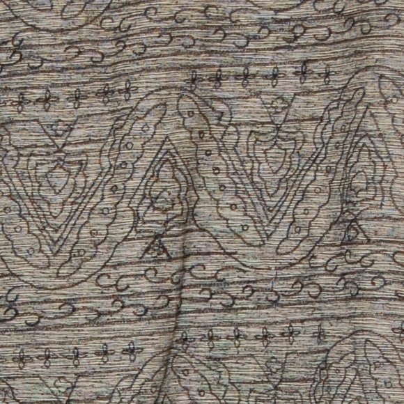 CHICOS DESIGN 100% Silk Black/Grey Patterned Jacket Size 1 - Picture 4 of 6